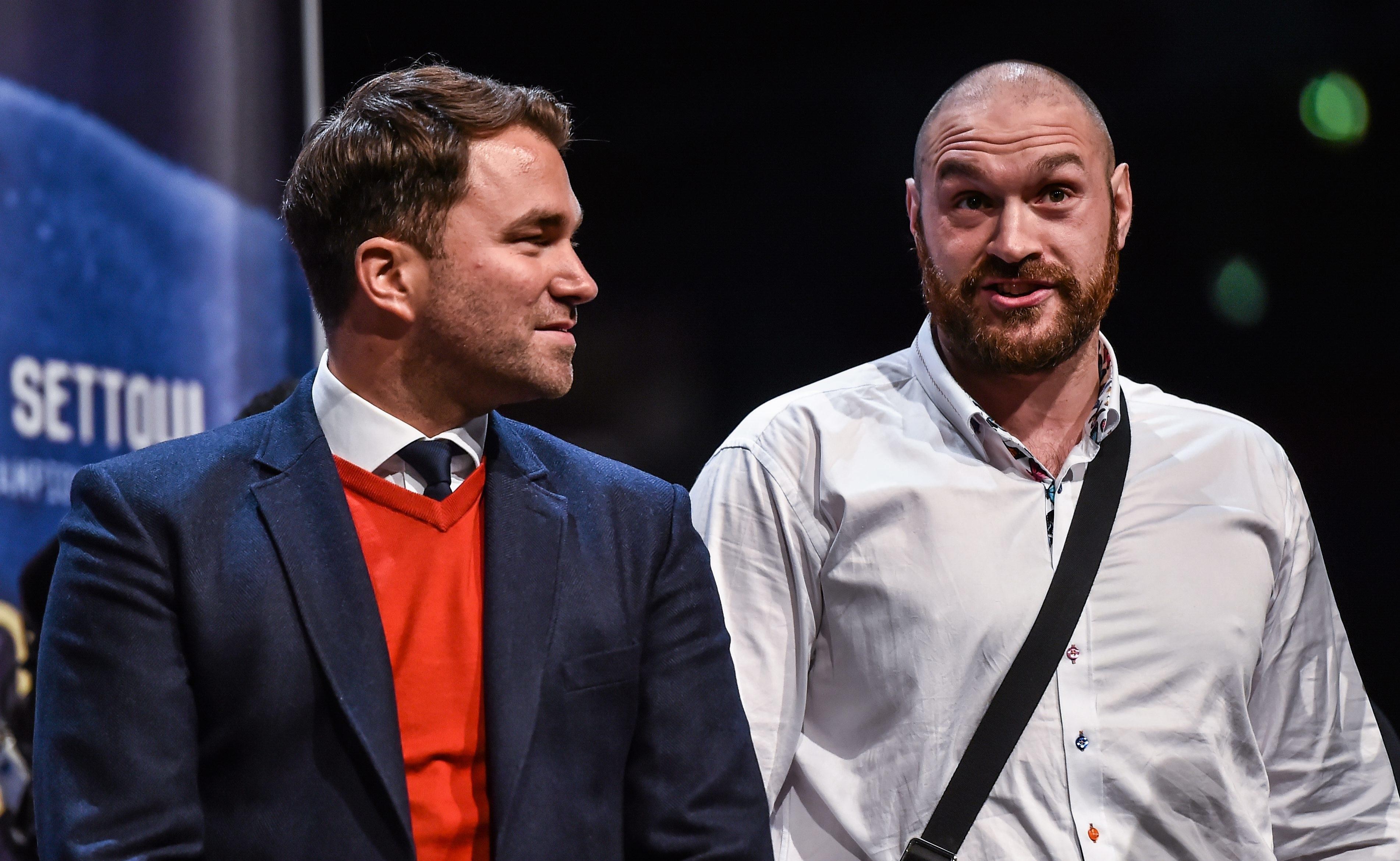 Tyson Fury vs. Anthony Joshua reportedly in jeopardy, Fury responds to ‘s***house cowards’ Anthony Joshua and Eddie Hearn