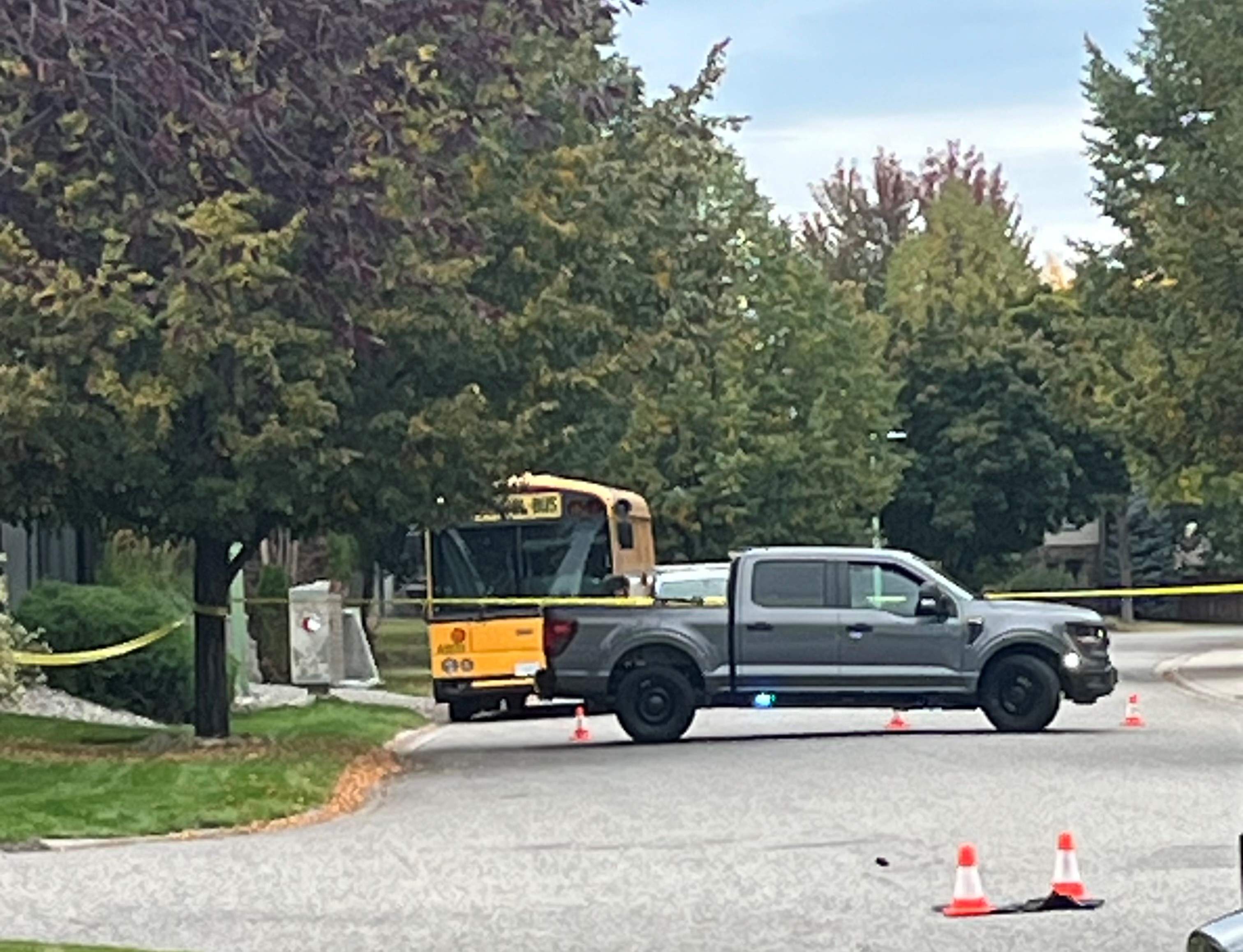 RCMP remind drivers to stop for school buses after two Kelowna students are struck by a vehicle