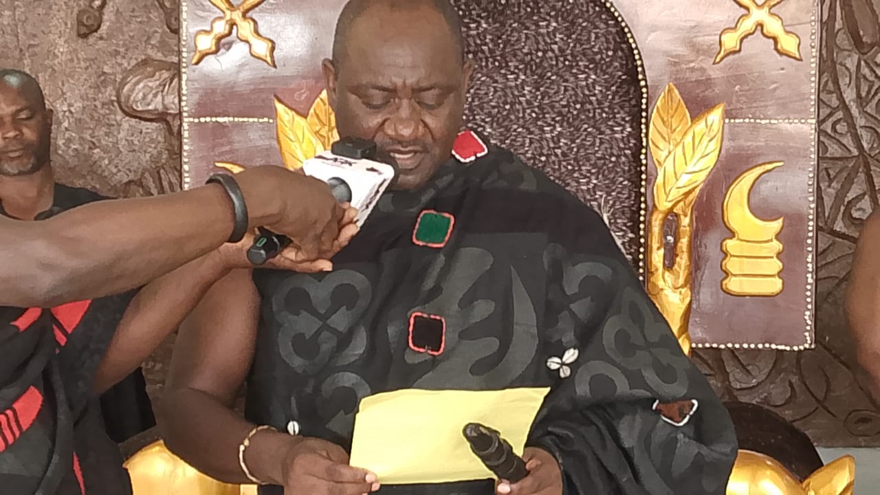 Odeefour Ogyeamansan Korkor II sworn in as President of Sunyani Traditional Council