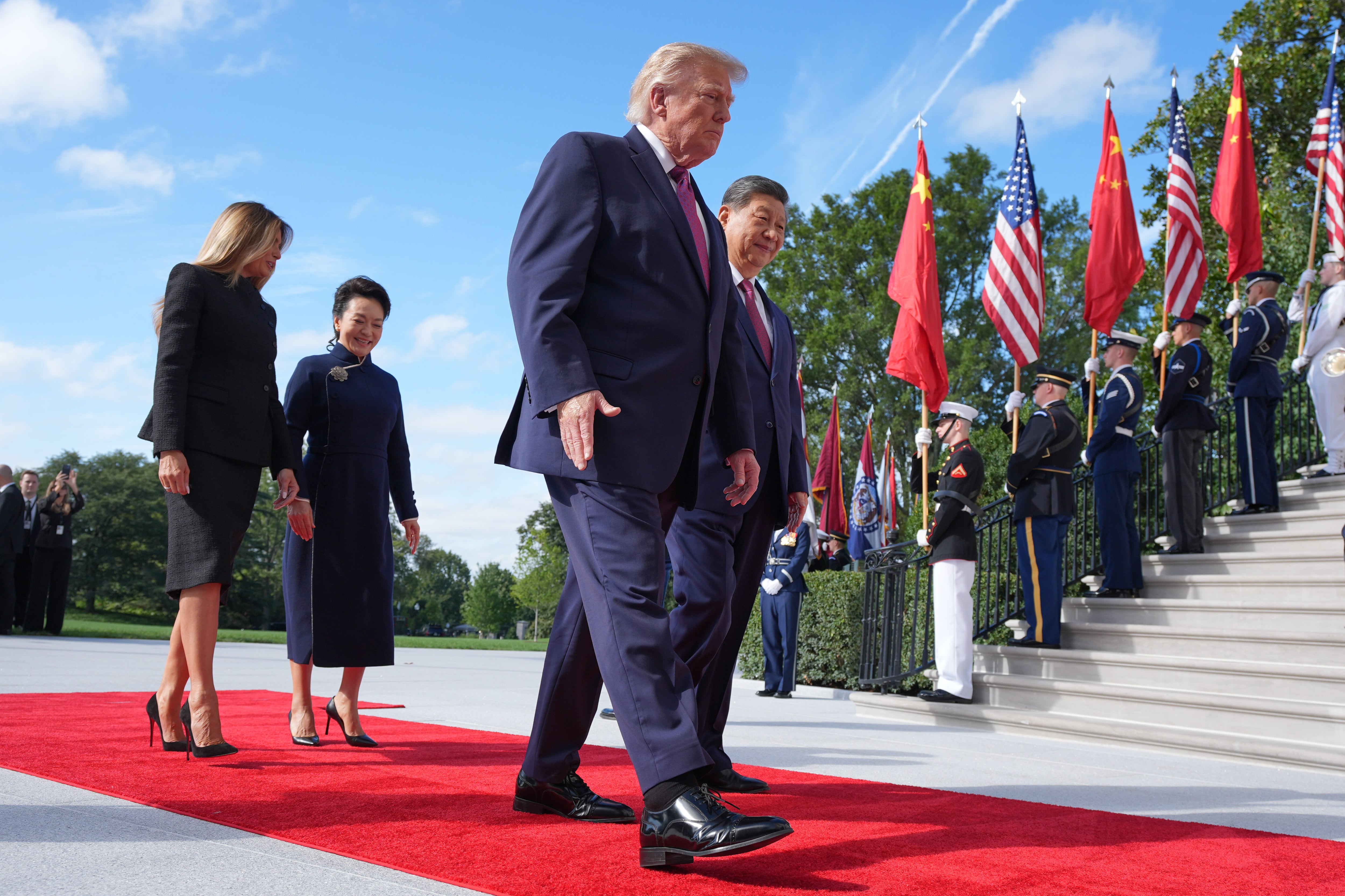Xi grants an audience to Trump