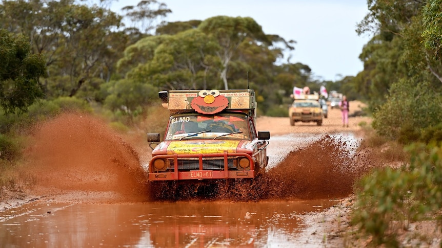Charity drive charges on despite boggy conditions