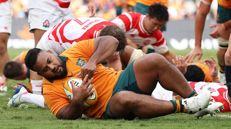 Pigs in muck: Wallabies forwards have a field day against Japan