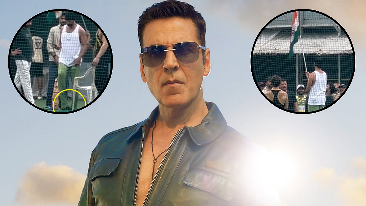 Akshay Kumar Removes Shoes While Holding National Flag As He Celebrates Independence Day; Netizens Praise Him - Watch Video