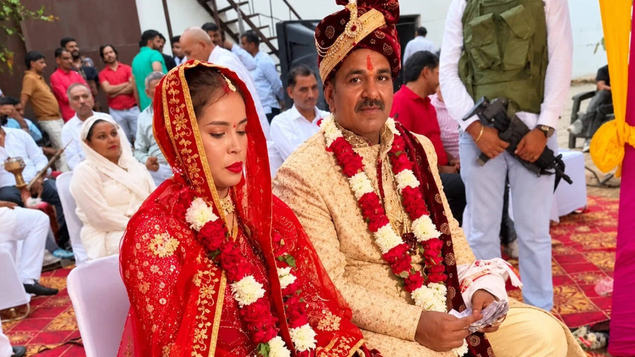 12-hour parole, Cambodia love story: Haryana gangster marries partner near jail