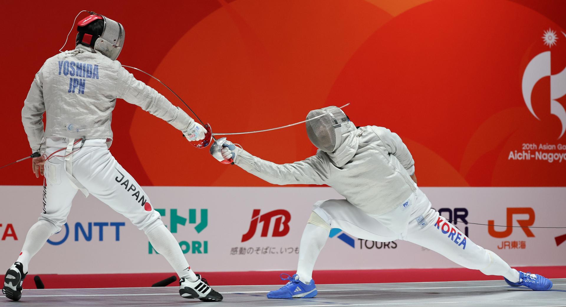 S. Korea wins 4th consecutive gold in men's sabre team fencing at Asian Games