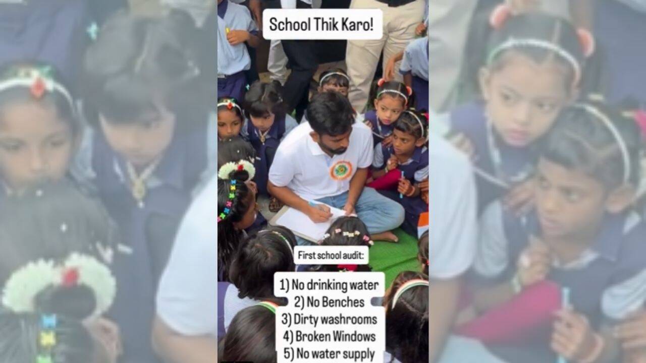 ‘School thik karo’: Dipke’s 1st audit flags gaps in Hingoli school - watch