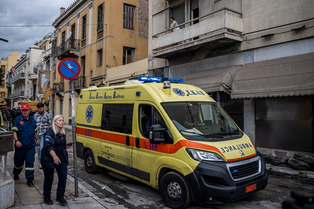 Killed American couple recovered from collapsed Athens building