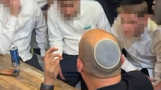 Object thrown at Naftali Bennett during Bnei Brak campaign stop; suspect arrested