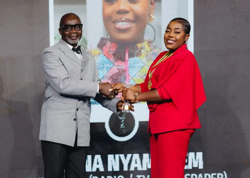 Onua TV/FM’s Abena Nyamesem honored at Forty Under 40 Ghana